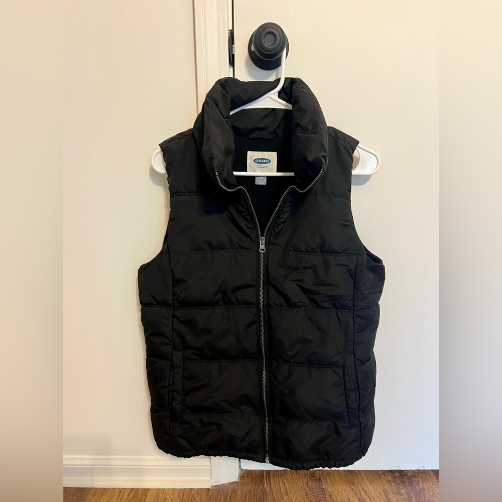 Old Navy Black Puffer Vest - Women's